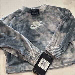 Nike Gray Tie-Dye Sweatshirt